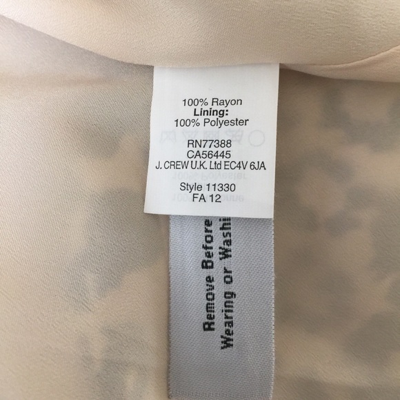 J. Crew Jules Dress in Snowcat size 2 - Picture 8 of 8